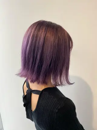 ミディアム カラー ヘアアレンジ 【艶髪×韓国風】 毛流れ職人 RYOのヘアスタイル