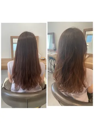 ロング パーマ やまこし 美裕樹のヘアスタイル
