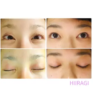 マツエク・マツパ 美容室 HIIRAGIのマツエク・マツパデザイン