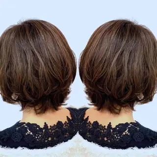 ショート パーマ 竹内 結希のヘアスタイル