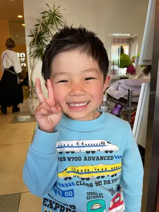 メンズ キッズ 【史上最高】口コミ No.1/ナツキのヘアスタイル