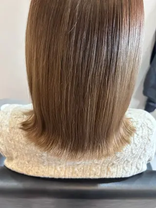 ミディアム カラー TOSHIKI 透明感カラー🌈のヘアスタイル