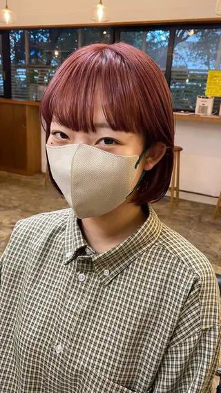 ミディアム 田口 樹理のヘアスタイル