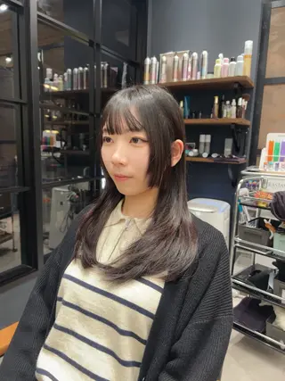 ロング レイヤー/韓国/ ハッシュ/高田翼のヘアスタイル