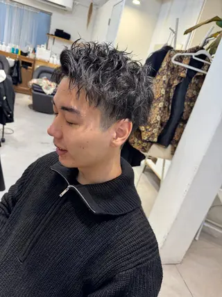 ショート パーマ メンズ 似合う髪型が 分からない方へのヘアスタイル