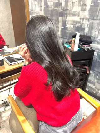 ロング カラー 柴田 翔太郎のヘアスタイル