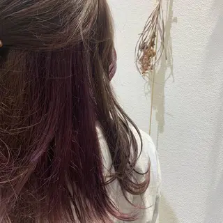 ロング カラー ヘアアレンジ 小白井 由美のヘアスタイル