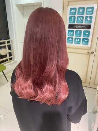 ロング カラー ヘアアレンジ 透明感カラー 古山 結季🌙🖤のヘアスタイル