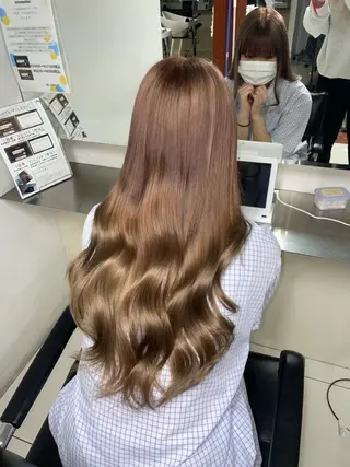 ロング 🌟カラーモデル古淵 🫧HARU🫧のヘアスタイル