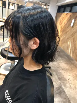 ミディアム ヘアアレンジ トップスタイリスト 🧸中島梨穂🧸のヘアスタイル