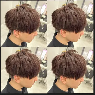 ショート 🔥メンズパーマ 特化 渡辺一翔のヘアスタイル