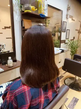 ミディアム カラー サトウ シューイチのヘアスタイル
