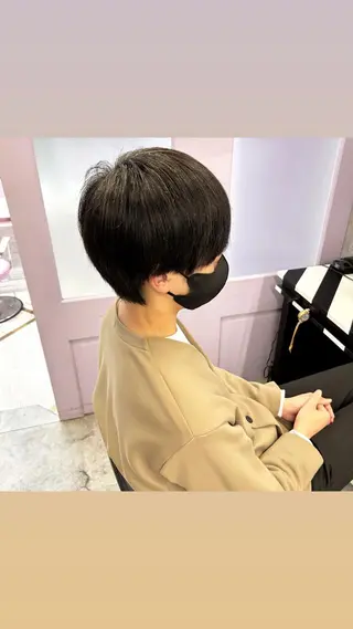 メンズ 縮毛矯正・髪質改善 特化 出納 直起のヘアスタイル