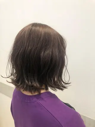 ミディアム メンズパーマ、カラー 大募集村上莉奈のヘアスタイル