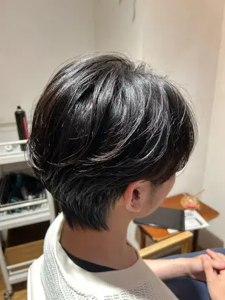 ショート パーマ メンズ Botanica【ボタニカ】所属・池田 洸斗のヘアスタイル