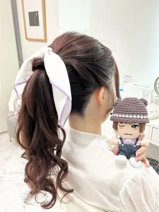 ロング ヘアアレンジ ヘアセット専門店 Rのヘアスタイル