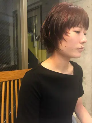 ショート 🌈圧倒的デザイン パーマ　関和希のヘアスタイル