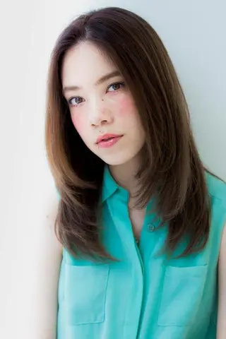 ミディアム セミロング ロング カラー 内藤 達也のヘアスタイル