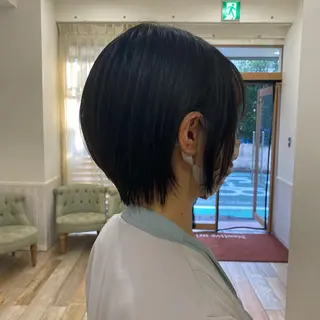 ショート 艶カラー/韓国風ヘア 🩵shioneのヘアスタイル