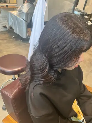 セミロング loup yunaのヘアスタイル