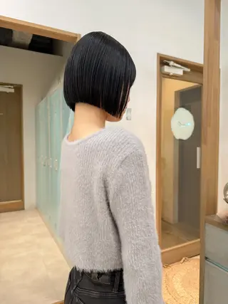 ミディアム aco/名古屋.栄 ボブ/透明感カラーのヘアスタイル