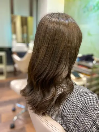 ロング Olive 南森町店 酸性縮毛矯正のヘアスタイル