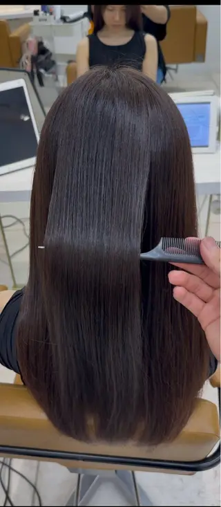 ロング 中顔面短縮 顔まわり新田大翔のヘアスタイル