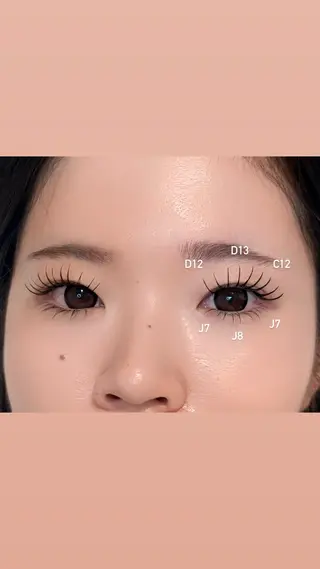 マツエク・マツパ ＋tico _ayanaのマツエク・マツパデザイン