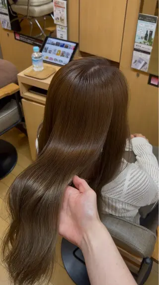ロング カラー カラーモデル募集中 🤍中島朱音🤍のヘアスタイル