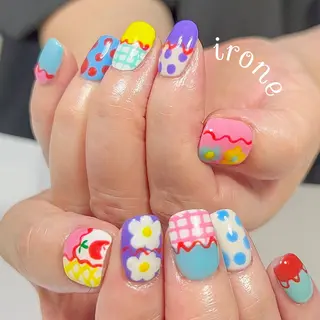 ネイル 小さなサロン ironeのネイルデザイン