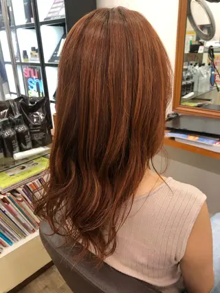 ロング カラー YAP！HAIR トコツメアヤノのヘアスタイル