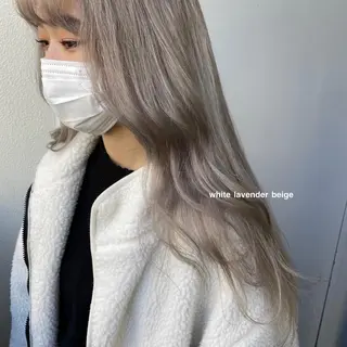ロング カラー レイヤーカット 韓国ヘアayameのヘアスタイル