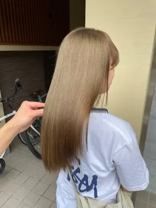 ロング カラー マツダ レンのヘアスタイル