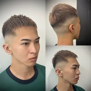 ショート メンズ 【23時まで営業！】 知念　新菜のヘアスタイル