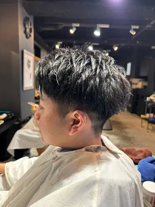 ショート ヘアアレンジ メンズ RYOTA / 泉中央のヘアスタイル