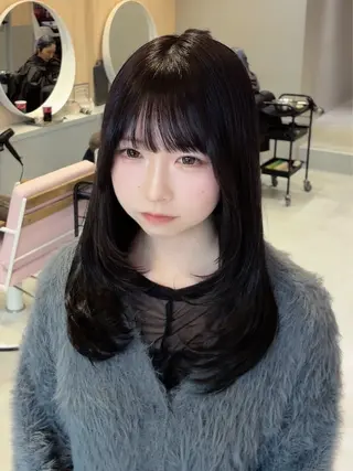 小顔×韓国レイヤー/ 骨格診断/Rikuのヘアスタイル