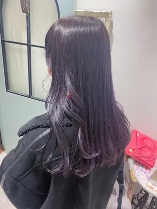 ロング カラー NaVIユウジ 透明感カラーのヘアスタイル