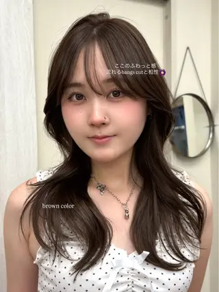 ロング カラー りこ 11/4空きありのヘアスタイル