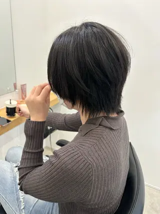 ショート レイヤー/ナチュラル 💐nao.のヘアスタイル