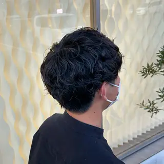 パーマ 根本 美咲のヘアスタイル