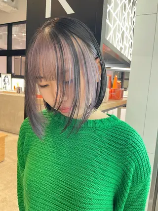 ショート カラー 透明感🎀艶髪 💞まいか🎶のヘアスタイル