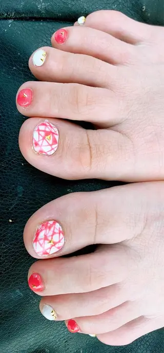 ネイル ⭐︎休業中の練習⭐︎ JNA認定講師髙橋のネイルデザイン