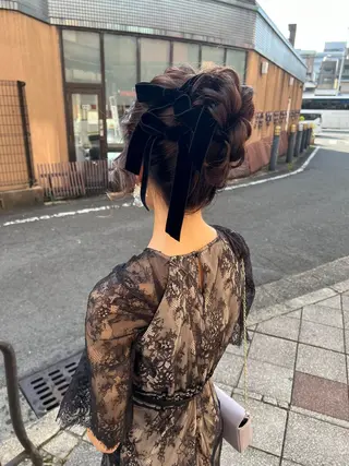 ヘアアレンジ 吉ヶ別符 亮祐のヘアスタイル