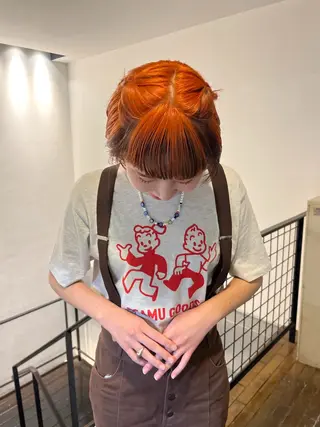 ショート カラー aya/ブリーチ/ ボブ/ショートのヘアスタイル