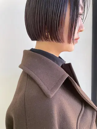 ショート カラー パーマ 💖美髪矯正💖 辻未侑のヘアスタイル