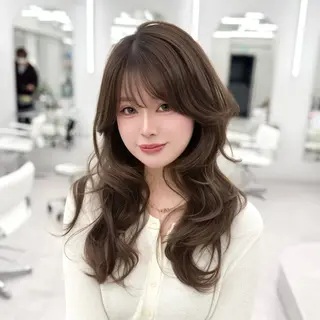 ロング カラー 韓国ヘア🇰🇷× 髪質改善🫧テルのヘアスタイル