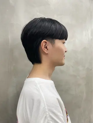 ミディアム メンズ メンズカット パーマ[佐橋]のヘアスタイル