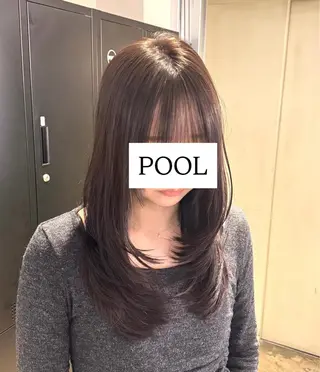 セミロング カイリ 【POOL】のヘアスタイル
