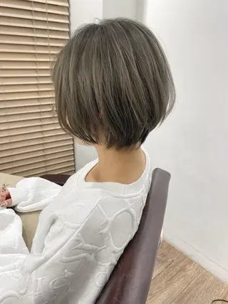 ショート カラー ハイライト⭐️上野 高広のヘアスタイル