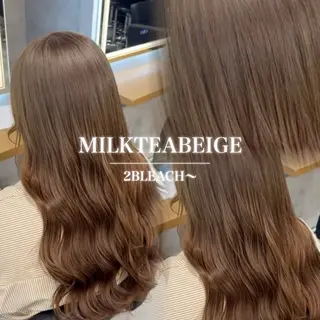 ロング カラー 赤みなし ×透明感🫧YUNAのヘアスタイル